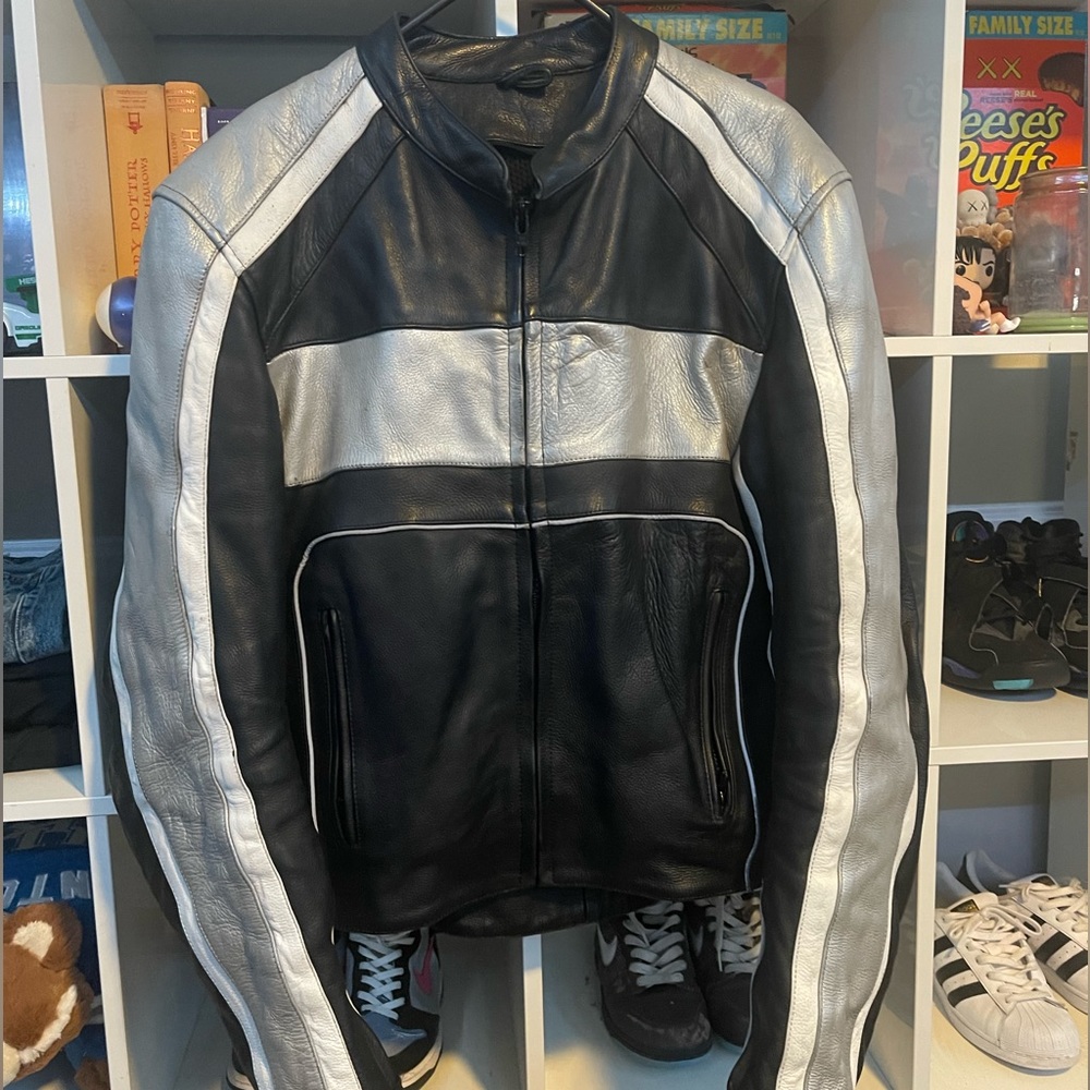 All Leather motorcycle jacket